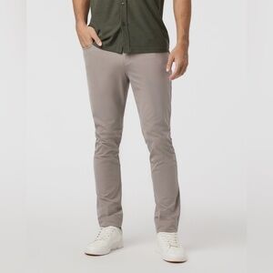 Vuori Meta Pant Athletic Slim Fit 30" Men's Size 36 Dress Slim Pocket Comfort